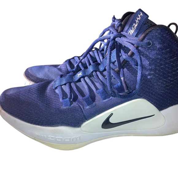 Nike Hyper Dunks X TB Basketball Shoes size 7.5 Navy Color - Picture 2 of 8